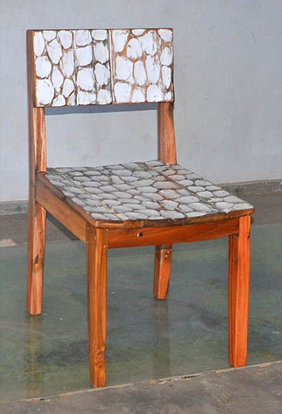 Standard Chair with White Carving - #109