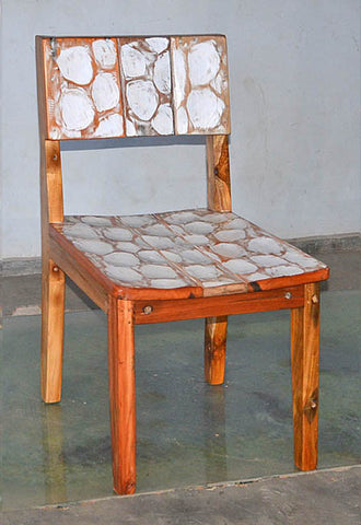 Standard Chair with White Carving - #110