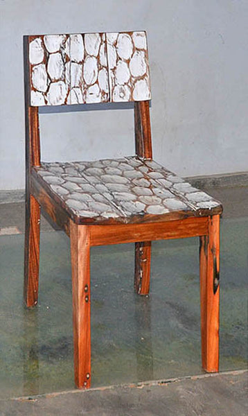 Standard Chair with White Carving - #118