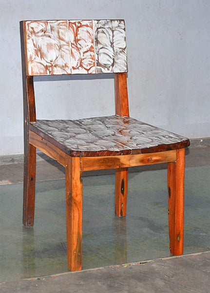 Standard Chair with White Carving - #100