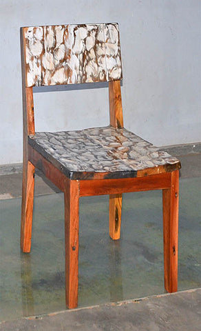 Standard Chair with White Carving - #101