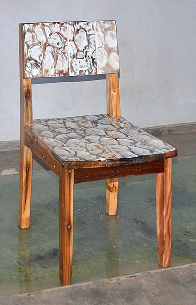Standard Chair with White Carving - #130