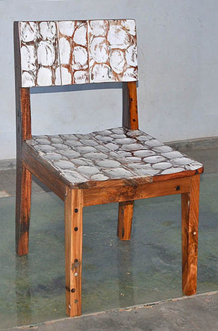Standard Chair with White Carving - #134