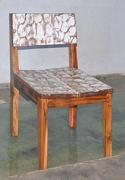 Standard Chair with White Carving - #135