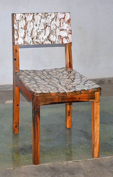 Standard Chair with White Carving - #139