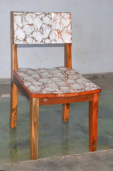 Standard Chair with White Carving - #141