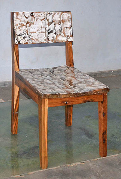 Standard Chair with White Carving - #105