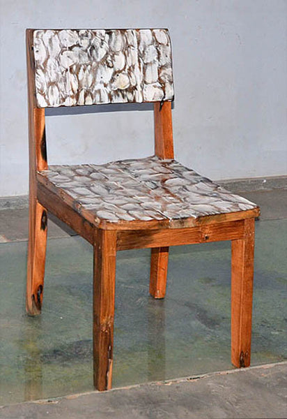 Standard Chair with White Carving - #106