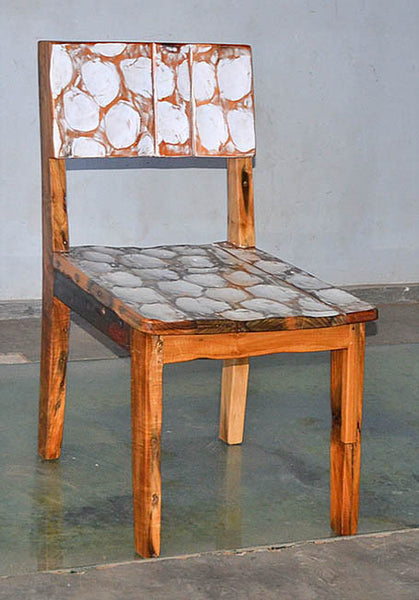Standard Chair with White Carving - #108
